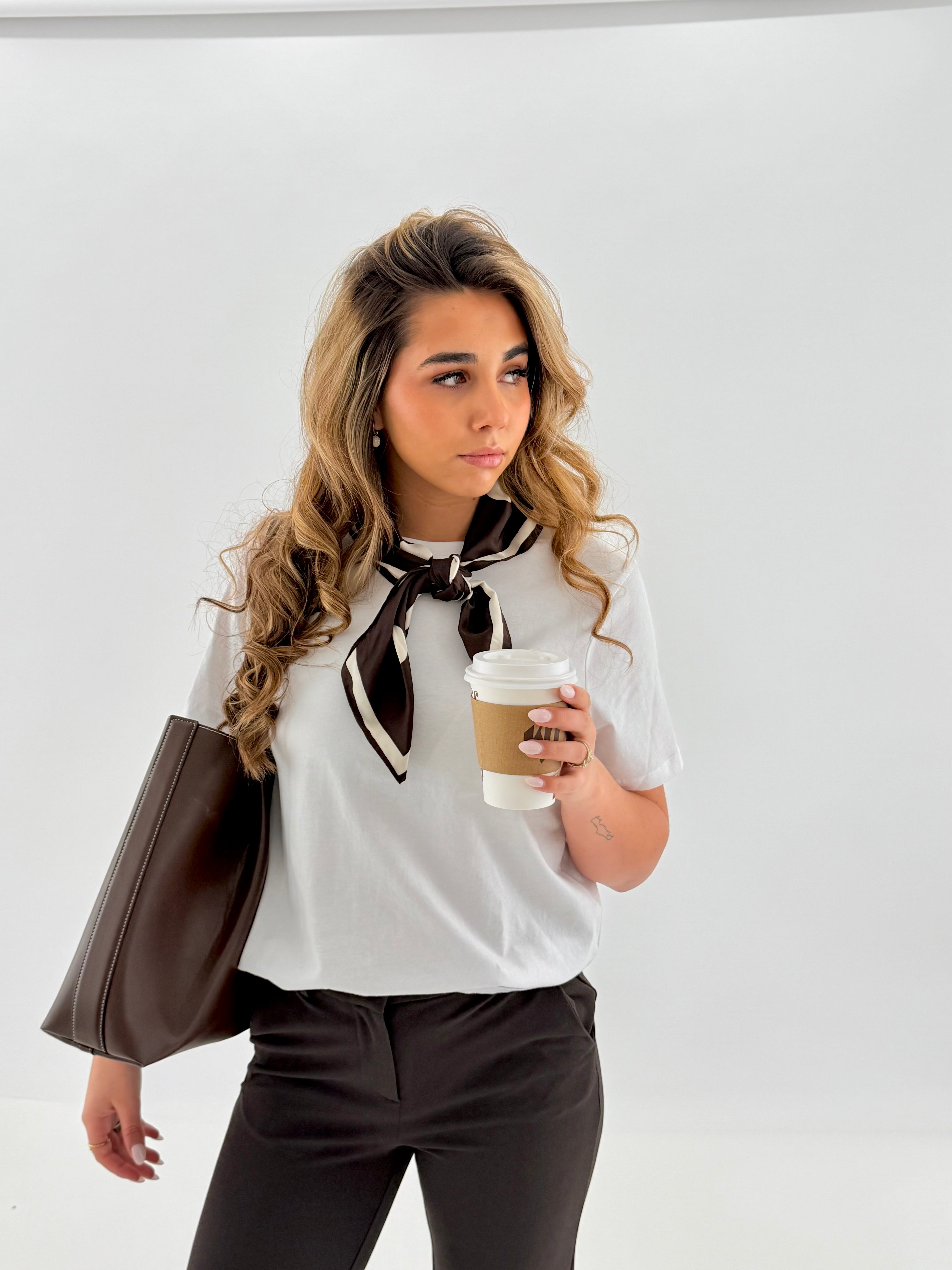 PCRIA T-skjorte - Bright White